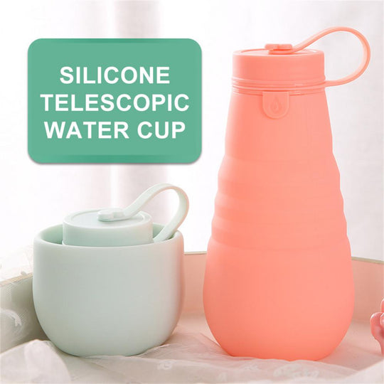 Retractable Silicone Water Bottle